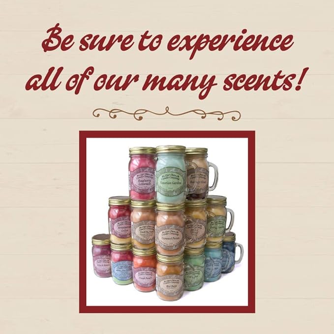 Our Own Candle Company, Luxe Linen Scented Mason Jar Candle, 100 Hour Burn Time, 13 Ounces - Bloomnest