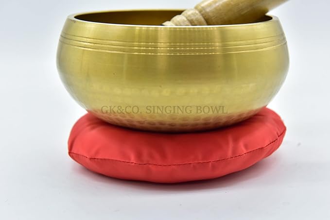 5.5 Inch Authentic Hand Beaten Tibetan Hand Hammared Singing Bowl from Nepal-Meditation Bowl,Healing - Bloomnest