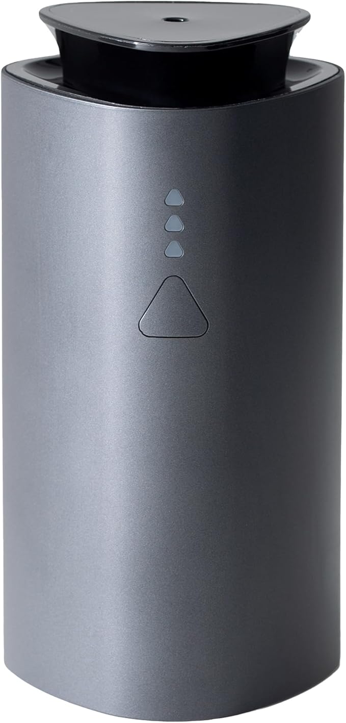 Air Esscentials The Mini Essential Oil Diffuser for Home, Waterless & Smart Portable Diffuser for Essential Oils, USB-C & Rechargeable with Adjustable Settings, Covers 300 Sq. Ft., Black - Bloomnest
