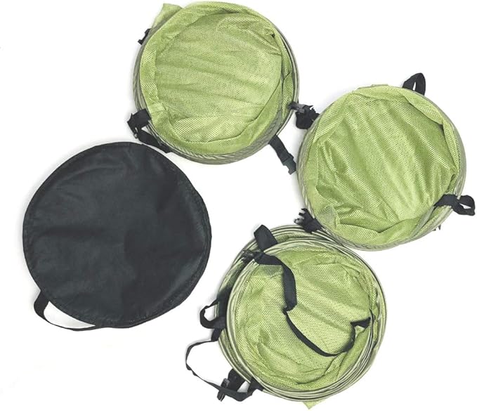 HORTIPOTS Hanging Drying Racks 2 FT Mesh Herb Dryer for Herbs and Clothes (2 FT Diameter, Green) - Bloomnest