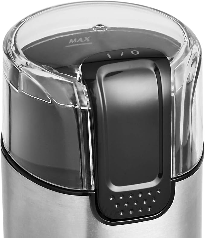 Amazon Basics Electric Coffee Grinder, Coffee Bean and Spice Grinder, With Heavy-Duty Stainless Steel Grind Blades - Bloomnest