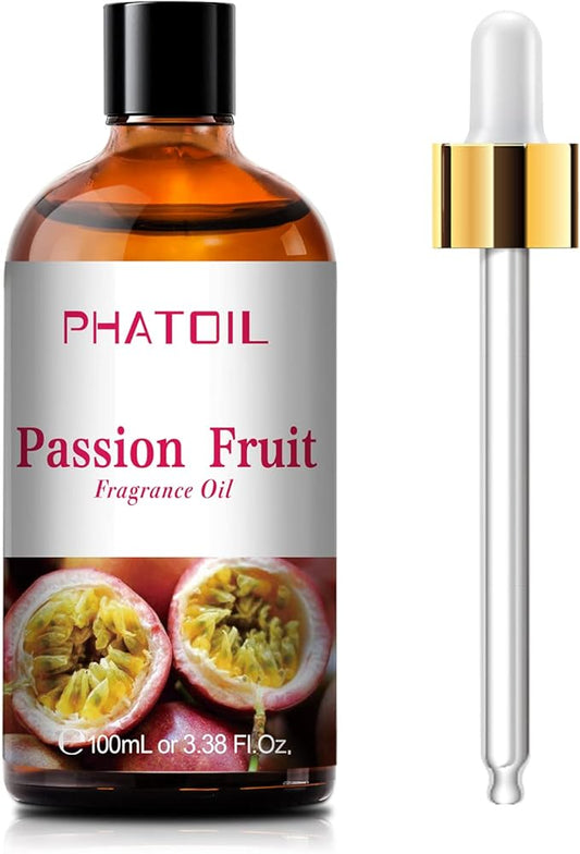 PHATOIL 3.38FL.OZ Passion Fruit Fragrance Oils for Aromatherapy, Essential Oils for Diffusers for Home, Perfect for Diffuser, Yoga, Skin Care, DIY Candle and Soap Making - 100ml - Bloomnest