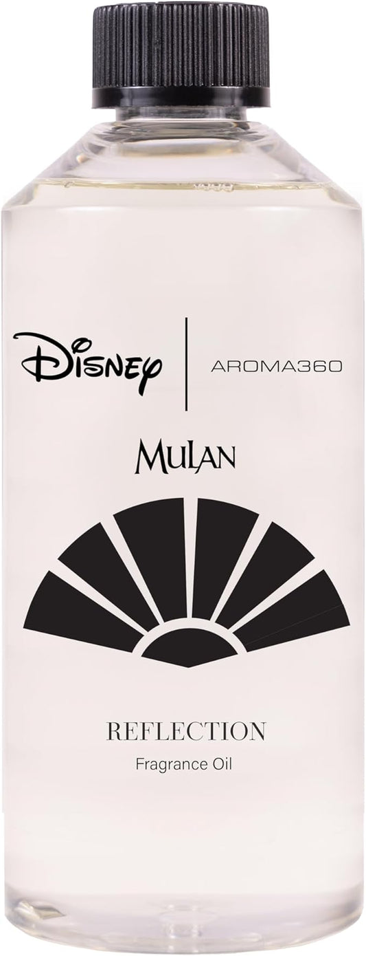 Aroma360 | Disney Reflection Fragrance Oil Blend | Disney Princess Mulan | Luxury Essential Diffuser Oil | Aromatherapy Scent Diffuser Oil | Bergamot, Nutmeg and Jasmine 16.9 fl oz 500mL - Bloomnest