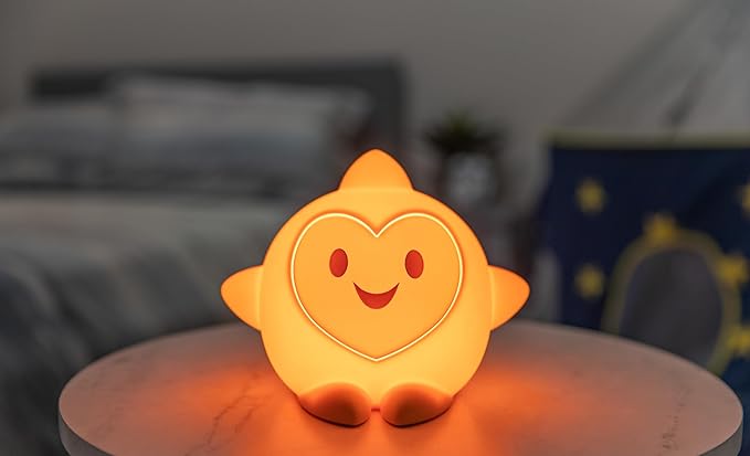 Disney Wish Squishy Light, Night Light for Kids, USB Lamp, Battery Operated, Dimmable, Star Light Ideal for Bedroom, Playroom, Living Room, 79616 - Bloomnest
