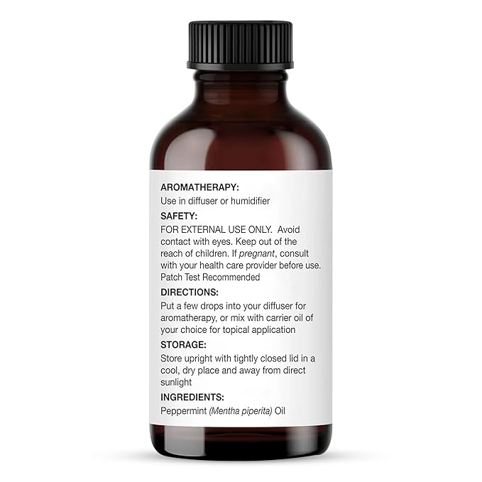 Majestic Pure Peppermint Essential Oil with Glass Dropper - 1 Fl Oz - 100% Pure and Natural Peppermint Oil - Premium Grade Essential Oils for Diffuser, Aromatherapy, Soap and Candle Making - Bloomnest