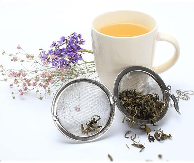 Stainless Steel Mesh Tea Ball, Extra Fine Mesh Tea Infuser for Loose Leaf Tea, Tea Strainers Tea Infuser Strainer Filters for Tea 3piece set - Bloomnest