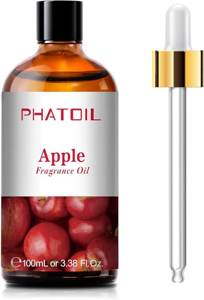 PHATOIL 3.38FL.OZ Apple Fragrance Oils for Aromatherapy, Essential Oils for Diffusers for Home, Perfect for Diffuser, Yoga, Skin Care, DIY Candle and Soap Making - 100ml - Bloomnest