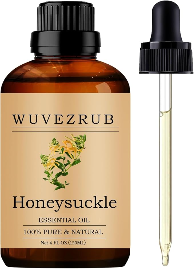 Honeysuckle Essential Oils, 120ML Pure and Natural Essential Oil for Aromatherapy Diffuser - Honeysuckle /4 Fl Oz - Bloomnest
