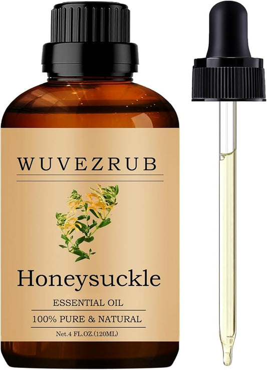 Honeysuckle Essential Oils, 120ML Pure and Natural Essential Oil for Aromatherapy Diffuser - Honeysuckle /4 Fl Oz - Bloomnest