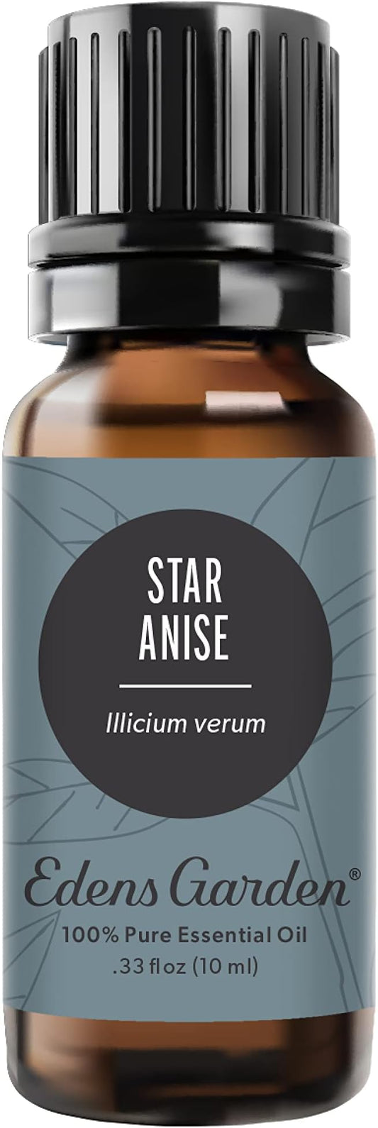 Edens Garden Star Anise Essential Oil- 100% Pure Premium Grade, Undiluted, Natural, Therapeutic, Aromatherapy, The Best for Diffuser, Candle, Laundry, Humidifiers 10 ml (.33 fl oz) - Bloomnest