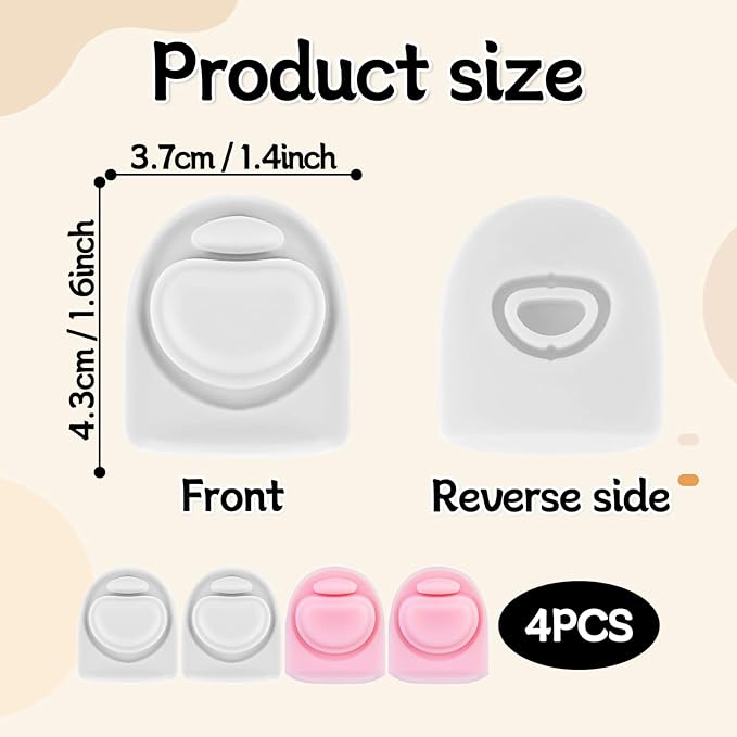 4pcs Replacement Stopper Seal Compatible with Owala FreeSip 24oz 32oz,Water Bottle Lid Insert Cap Silicone Seal Parts for Owala 16/19/24/32/40oz Spout Gasket Mouth piece Accessories F8 Frokolla