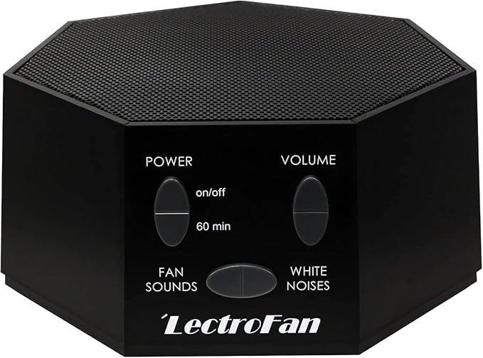 Adaptive Sound Technologies LectroFan Classic White Noise Machine - Global Power Edition with Adaptors for US, UK & EU - 20 Non-Looping Fan & White Noise Variations - White - Bloomnest