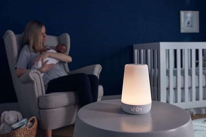 Hatch Rest+ 1st Gen Baby Sound Machine, Night Light, Time-to-Rise Plus Audio Monitor, White Noise Soother, Toddler Sleep Trainer, Kids Alarm Clock, Nightlight - Bloomnest