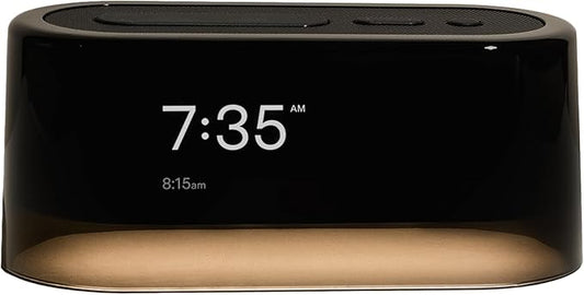 Loftie Alarm Clock with Sound Machine – Smart Alarm Clock with Light, White Noise, Bluetooth Speaker, Night Light Sound Machine, 100+ Sounds, Blackout Mode, No WiFi Mode, Optional Subscription - Black - Bloomnest