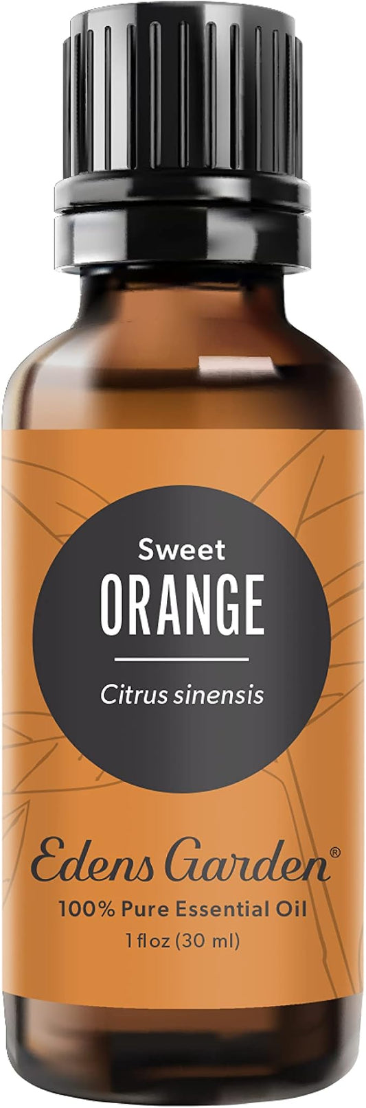 Edens Garden Orange- Sweet Essential Oil- 100% Pure Premium Grade, Undiluted, Natural, Therapeutic, Aromatherapy, The Best for Diffuser, Laundry, Humidifiers, Kid Safe 30 ml (1 fl oz) EdensGarden