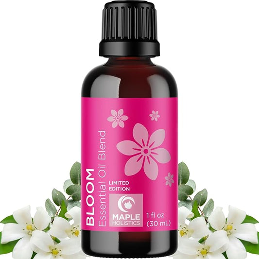 Floral Essential Oil Blend for Diffuser - Flower Essential Oil for Diffusers Baths Candles Soaps & DIYs with Pure Undiluted Jasmine Chamomile Geranium & More - Sweet Uplifting Aromatherapy Blend - Bloomnest