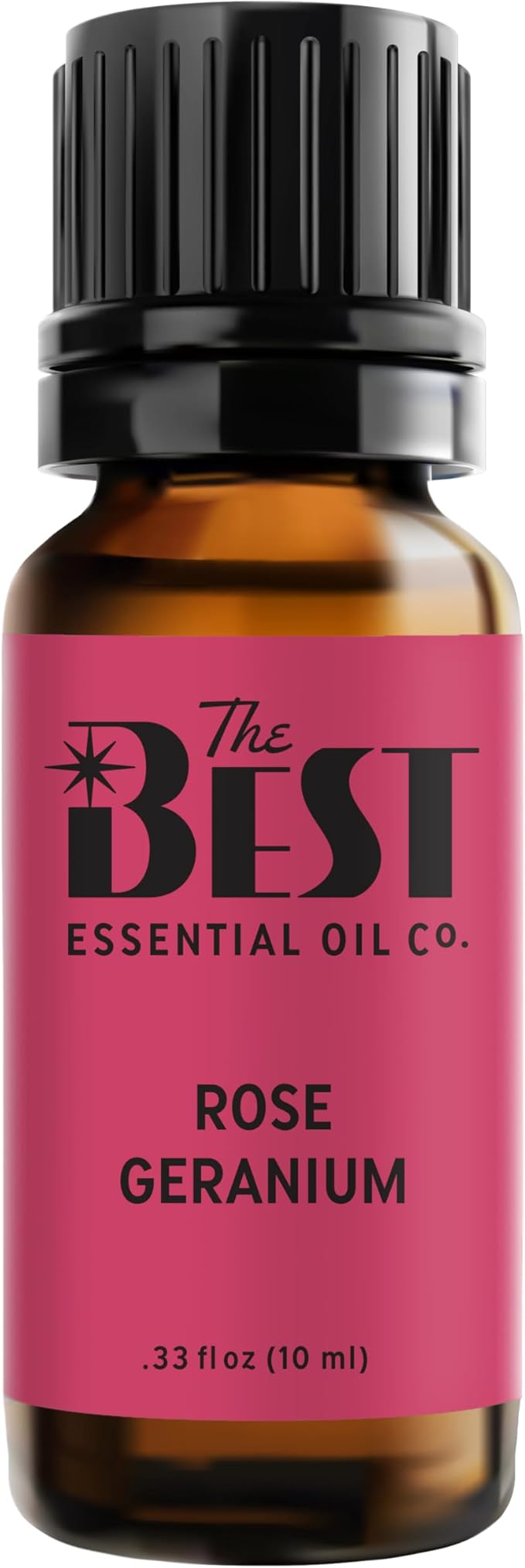 The Best Rose Geranium Essential Oil- Premium Grade- 100% Pure & Natural for Aromatherapy, Diffuser, Spa, Massage, Air Freshener- 10 ml (.33 fl oz) - Bloomnest