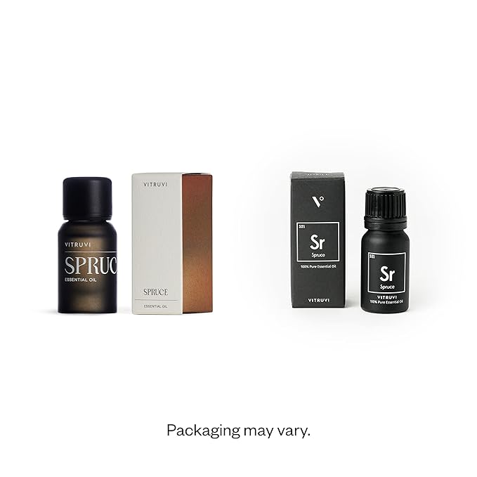 Vitruvi Spruce, 100% Pure Premium Essential Oil (0.3 fl.oz) vitruvi