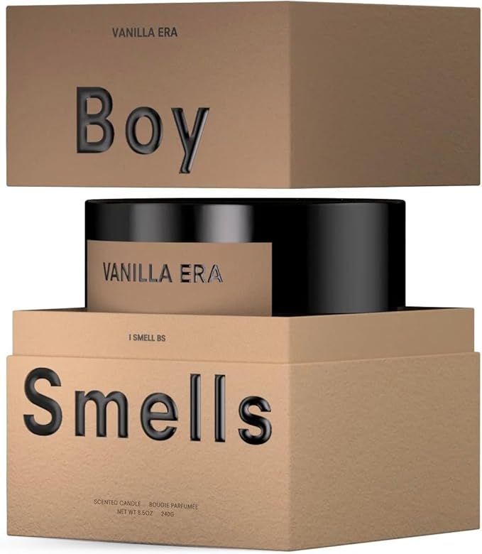 Boy Smells - Vanilla Era Scented Candles for Men and Women - 27 oz - Soy, Coconut Wax Candle Blend - Aromatic Candles for Home with Black Amber, Coffee, Incense - 100-Hour Burn - Cotton Wick - Bloomnest