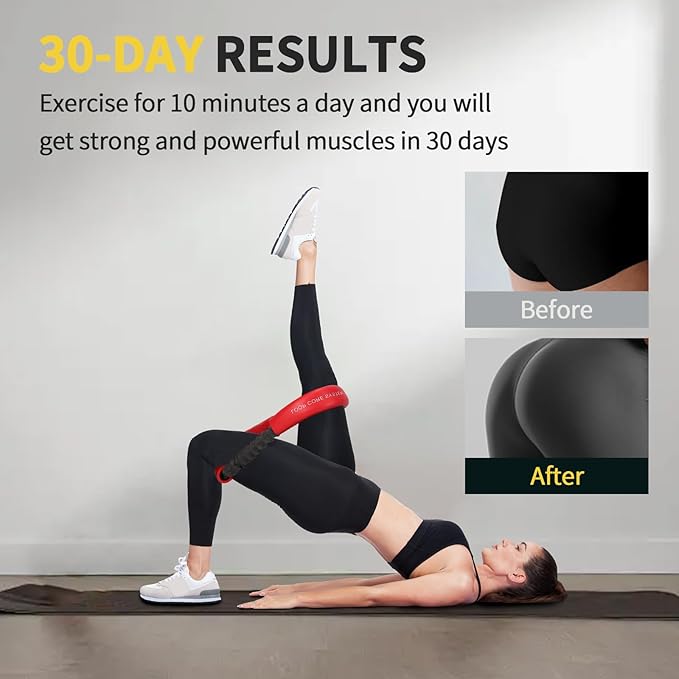 Hip & Core System, Resistance Loop to Stretch, Core Fitness Glute Workout Bands - Bloomnest
