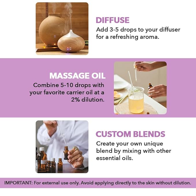 Majestic Pure Lavender Essential Oil with Glass Dropper - 1 Fl Oz - 100% Pure and Natural Lavender Oil - Premium Grade Essential Oils for Diffuser, Aromatherapy, Soap and Candle Making - Bloomnest