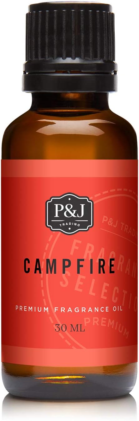 P&J Trading Fragrance Oil | Campfire Oil 30ml - Candle Scents for Candle Making, Freshie Scents, Soap Making Supplies, Diffuser Oil Scents PJTrading