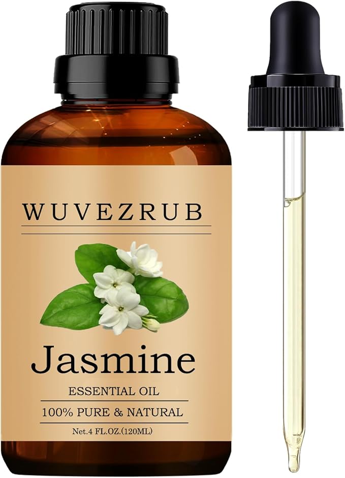 Jasmine Essential Oil -, Pure & Natural, 120ML / 4 Fl Oz for Aromatherapy Diffuser - Bloomnest