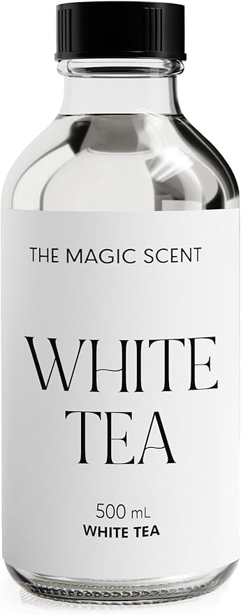 The Magic Scent White Tea Diffuser Oil - Hotel & Home Luxury Scents - Diffuser Oil Scents for Home Designed for Use in All Diffusers - 16.9 fl oz, 500 mL - Bloomnest