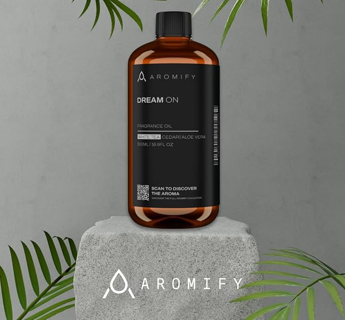 Dream On Diffuser Oil, 6.7 FL Oz, 200 mL, Luxury Hotel Scent Diffuser Oil for Home, Office & Spa, Fragrance Essential Oils for Aromatherapy, Aloe Vera & Cedarwood. - Bloomnest