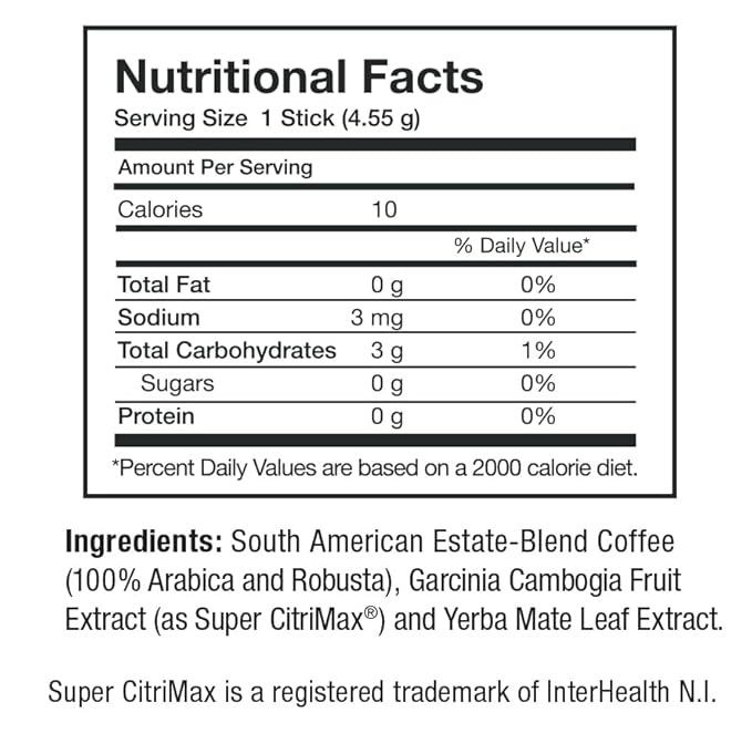 Javita Burn + Control Instant Coffee, Weight Management Herbs: Garcinia Cambogia & Yerba Mate, Slimming Coffee with Help of Exercise, Keto, Dieters Drink, 2 box / 24 (4.55g Sticks), 48 Count - Bloomnest