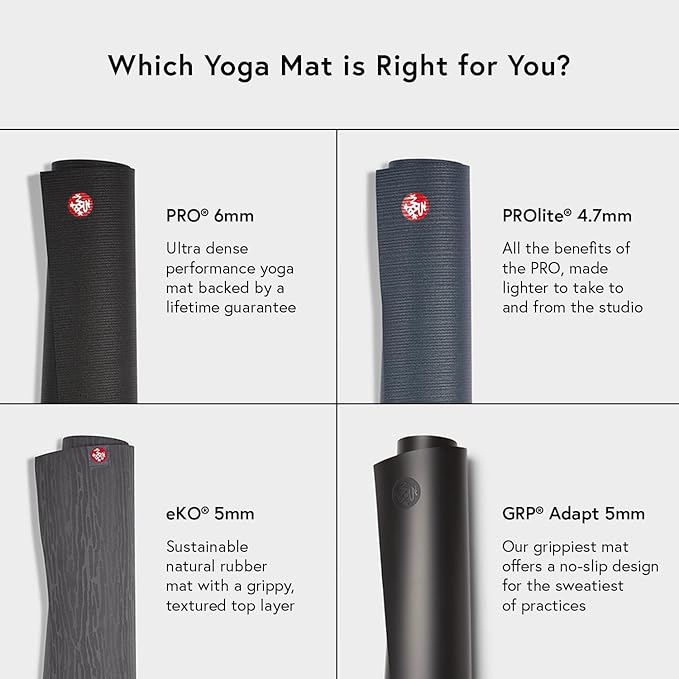 Manduka PRO Yoga Mat - 6mm | Lifetime Durability | Hygienic Construction | Premium Studio Quality | Teacher Approved - Bloomnest