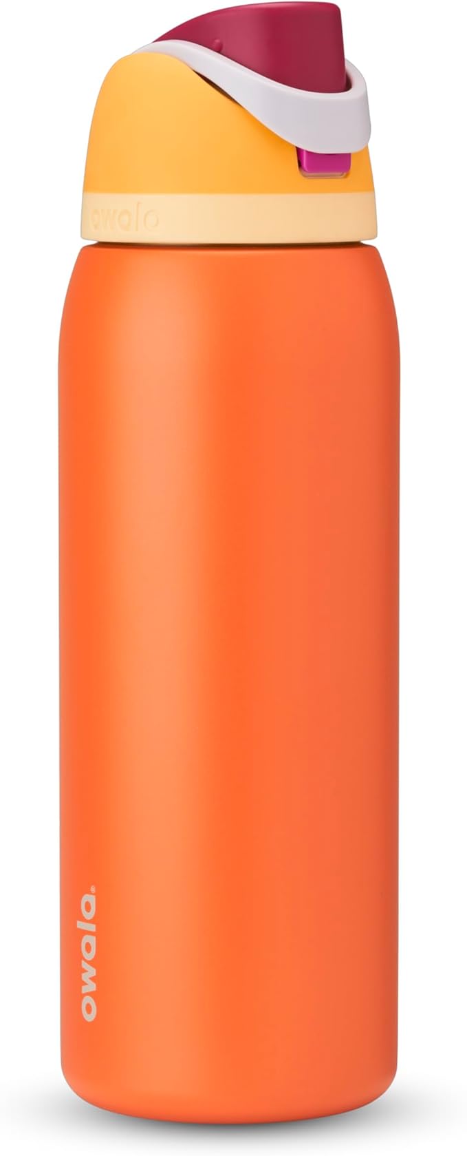 Owala FreeSip Insulated Stainless Steel Water Bottle with Straw for Sports, Travel, and School BPA-Free Sports Water Bottle, 40 oz, Citrus Crush | Insulated, with Straw, for Sports, Travel, and School, BPA-Free Owala