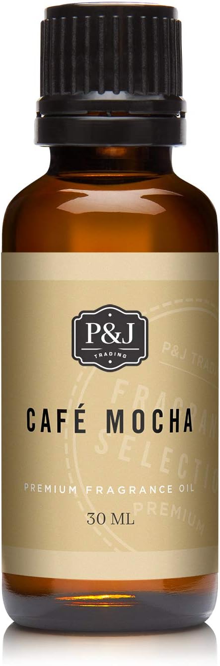 P&J Fragrance Oil - Cafe Mocha 30ml - Candle Scents, Soap Making, Diffuser Oil, Fresh Scents PJTrading