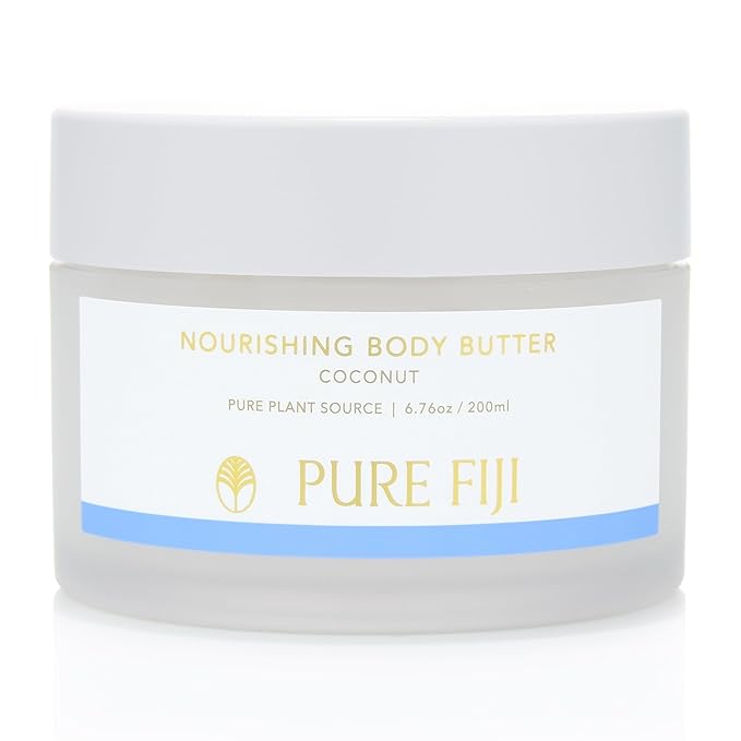 PURE FIJI Nourishing Body Butter, Coconut (6.7oz/200ml)