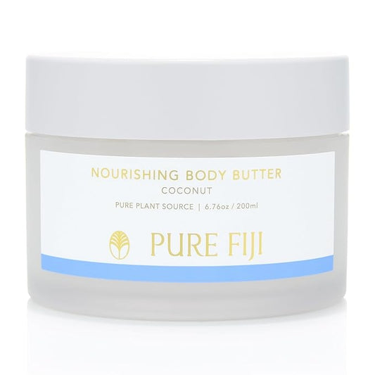 PURE FIJI Nourishing Body Butter, Coconut (6.7oz/200ml)