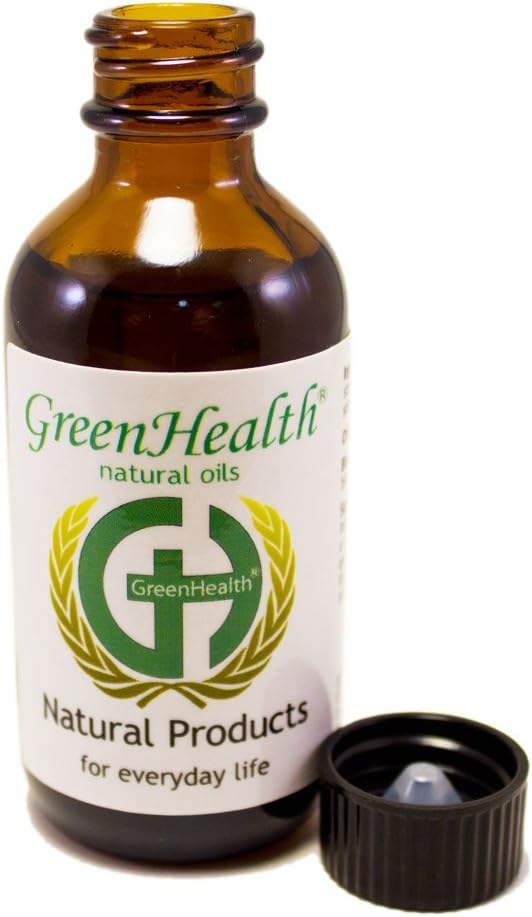 Neem Essential Oil – 2 fl oz (59 ml) Glass Bottle w/Cap – 100% Pure Essential Oil – GreenHealth