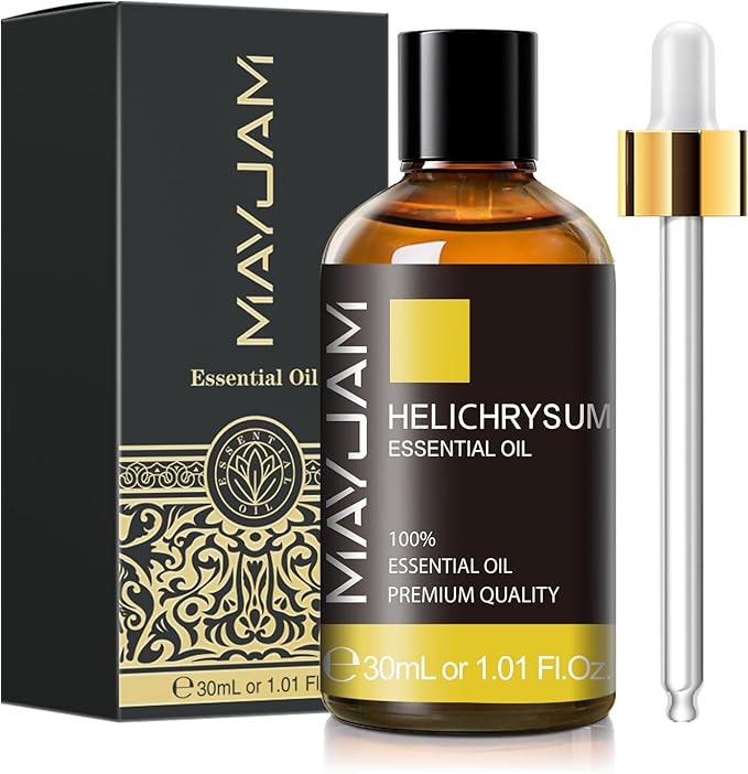 MAYJAM Helichrysum Essential Oil 30ML - 1.01FL.OZ Pure Helichrysum Oil for Soap Candle Making - Essential Oils for Diffusers for Home - Bloomnest