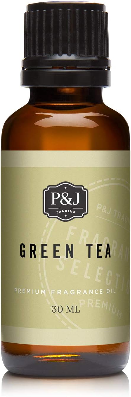 P&J Trading - Green Tea Scented Oil 30ml - Fragrance Oil for Candle Making, Soap Making, Diffuser Oil PJTrading