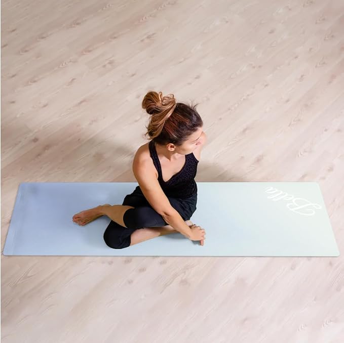 Custom Name Yoga Mat,Personalized Travel Yoga Exercise Mat,Non Slip,Perfect for Kids & Adults,Gradient Color E Series - Bloomnest