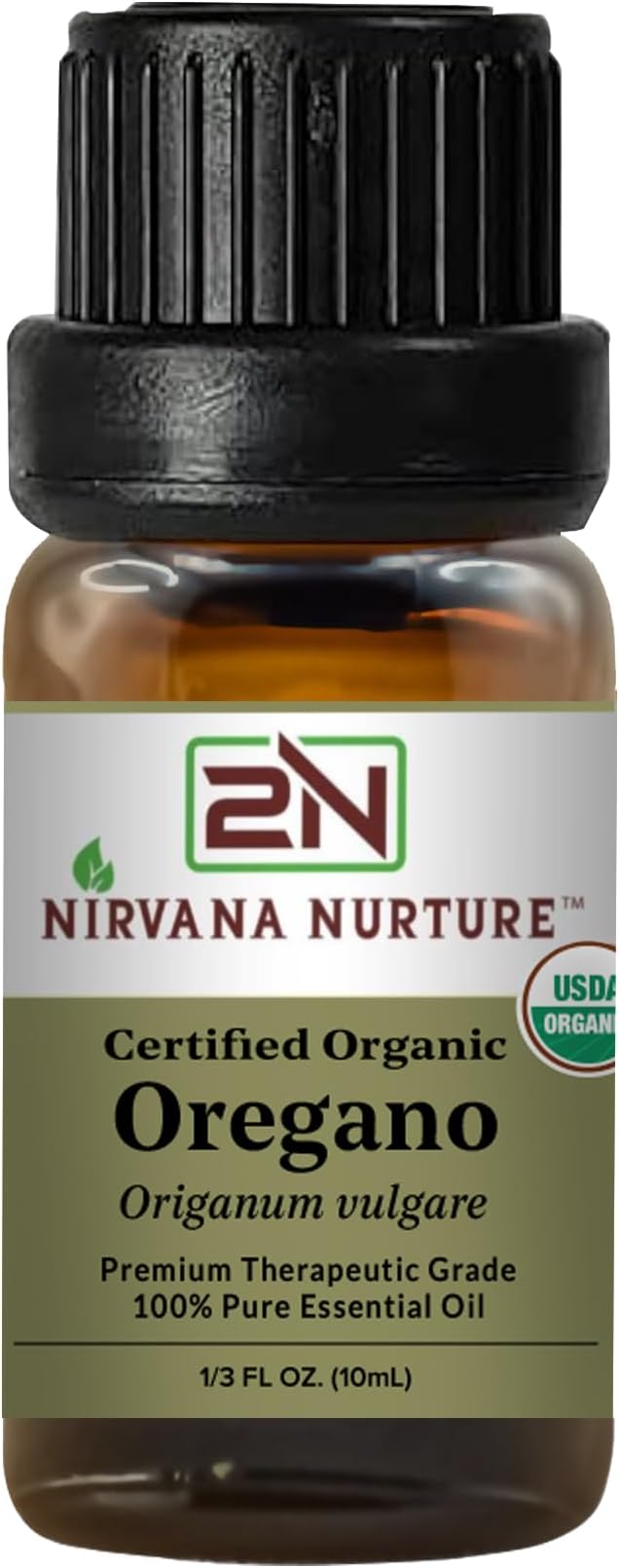 Oregano Essential Oil, USDA Certified Organic, 100% Pure Undiluted, Aromatherapy Oil for Diffuser, Hair & Skin Care NirvanaNurture