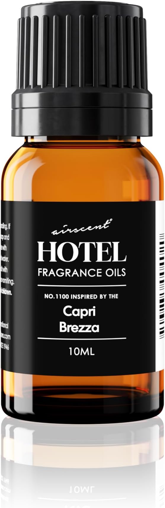 AirScent Capri Brezza Diffuser Oil No. 1100 - Volcano-Inspired Premium Fragrance Oil for Ultrasonic and Waterless Diffusers and Crafting - 10 mL, 0.34 fl oz Glass Bottle with Dropper - Bloomnest