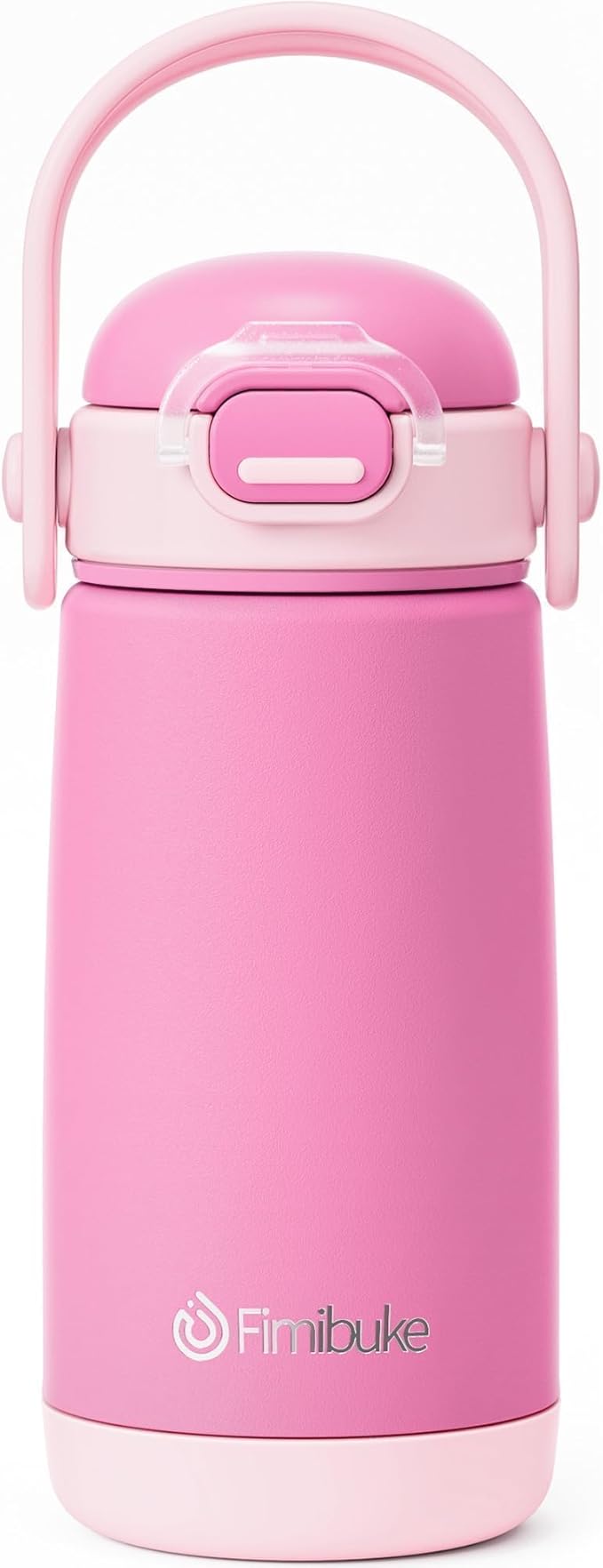 Fimibuke Kids Insulated Water Bottle with Straw Lid & Handle - 14oz BPA FREE 18/8 Stainless Steel Metal Tumbler Leak Proof Double Wall Vacuum Kids Cup Toddler Water Bottle for School Boys Girls - Bloomnest
