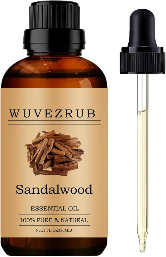 Sandalwood Essential Oils, 30ML Pure and Natural Essential Oil for Aromatherapy Diffuser - Sandalwood /1 Fl Oz - Bloomnest