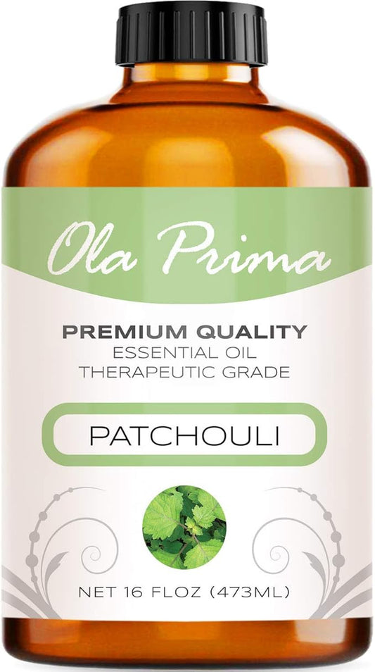 Ola Prima Oils 16oz - Patchouli Essential Oil - 16 Fluid Ounces - Bloomnest