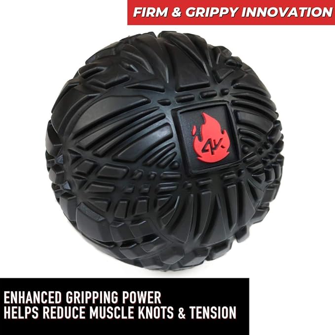 4KOR Massage Balls for Trigger Point Therapy - Myofascial Release Ball - Muscle Relief for Back, Neck, Shoulder, Foot Pain - Fitness Massage Balls for Mobility - Deep Tissue Release Ball - Bloomnest
