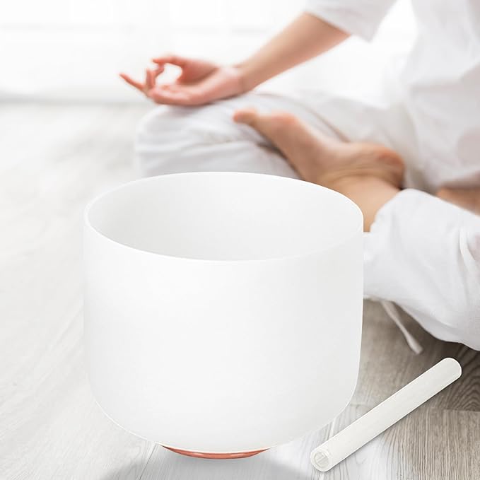 3Pcs Crystal Singing Bowls Set of 432Hz 7-9lnch Meditation for Yoga, Chakra Healing,1PCS Travel Carry Case Bag Unique Spiritual Gifts for Women and Men