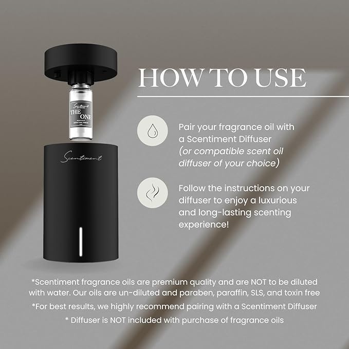 Scentiment Diffuser Oil - Top 3 Winter Collection Scent Samples | Aromatherapy Home Fragrance | Luxurious Scent with Notes of Cinnamon Vanilla, Balsam Fir, Winter Warmth (20ml) - Bloomnest