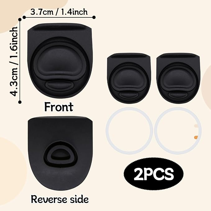 2 Sets Replacement Stopper and O Ring Gasket Compatible with Owala FreeSip 24oz 32oz,Water Bottle Lid Insert Cap Rubber Seal Parts for Owala 16/19/24/32/40oz Mouthpiece Accessories F6 Frokolla