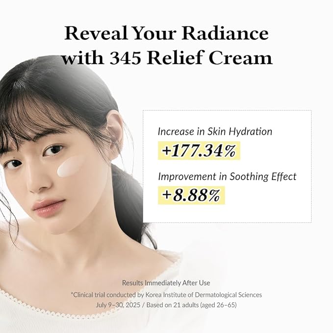 Dr.Althea 345 Relief Cream | Daily Face Moisturizer for Soothing Recovery and Blemish Care with PDRN & Niacinamide | Korean Vegan Skin Care for All Skin Types, 0.50 Fl Oz (Ver.2 - Pack of 1) - Bloomnest