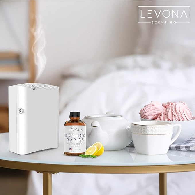 Levona Scent Essential Oils For Diffusers For Home: Hotel and Home Luxury Scents Oils For Diffuser - Rushing Rapids Scented Oil With Citrus Essential Oils And A Touch Of Vanilla Fragrance Oil - 500 Ml LEVONASCENT